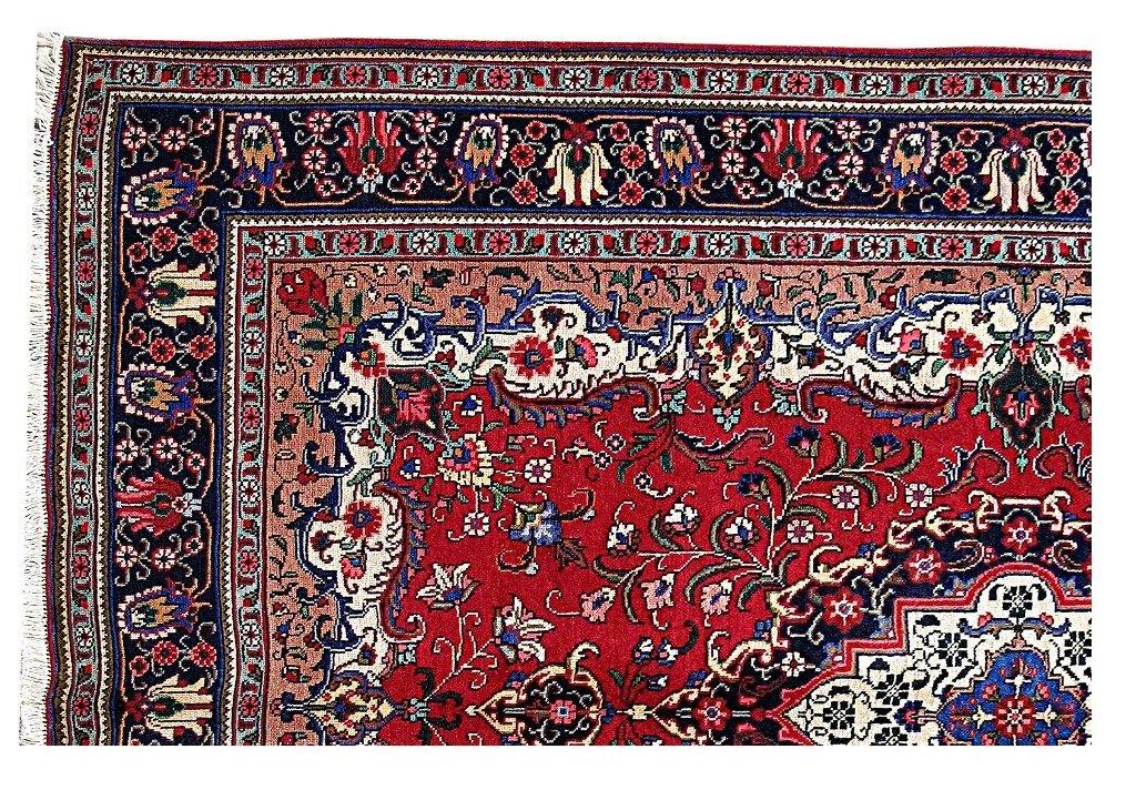 7x10 Authentic Hand Knotted Persian Tabriz Rug - Iran - bestrugplace