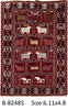 Load image into Gallery viewer, Luxurious 5x7 Authentic Hand-knotted Persian Hamadan Rug - Iran - bestrugplace