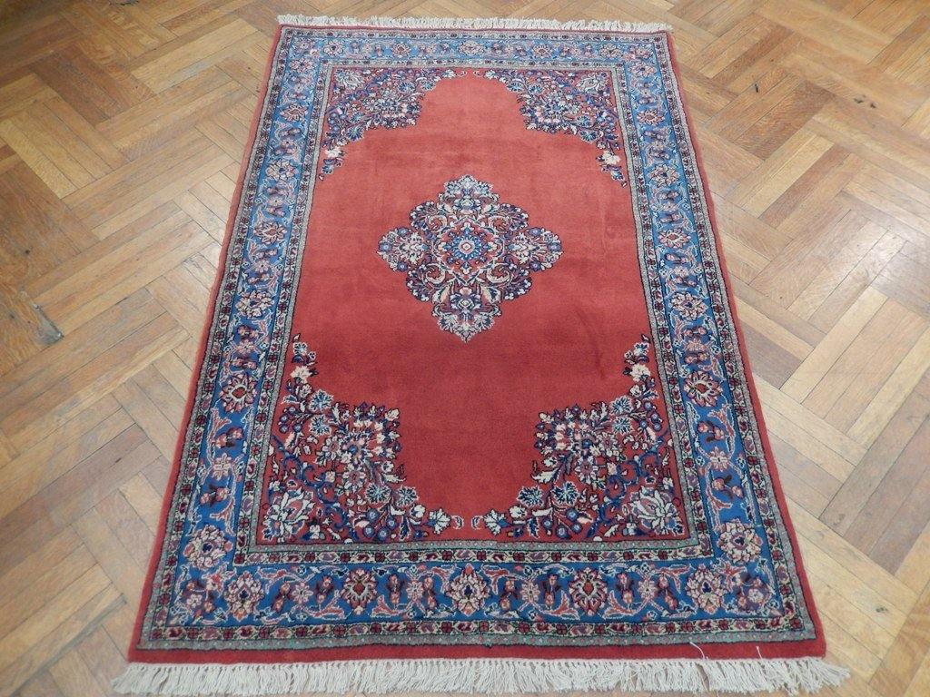 5x7 Authentic Handmade Quality Persian Sarouk Wool Rug - Iran - bestrugplace