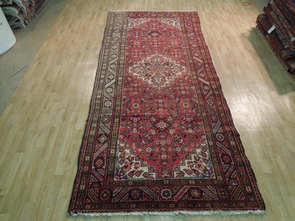 5x12 Authentic Hand Knotted Persian Herati Runner - Iran - bestrugplace