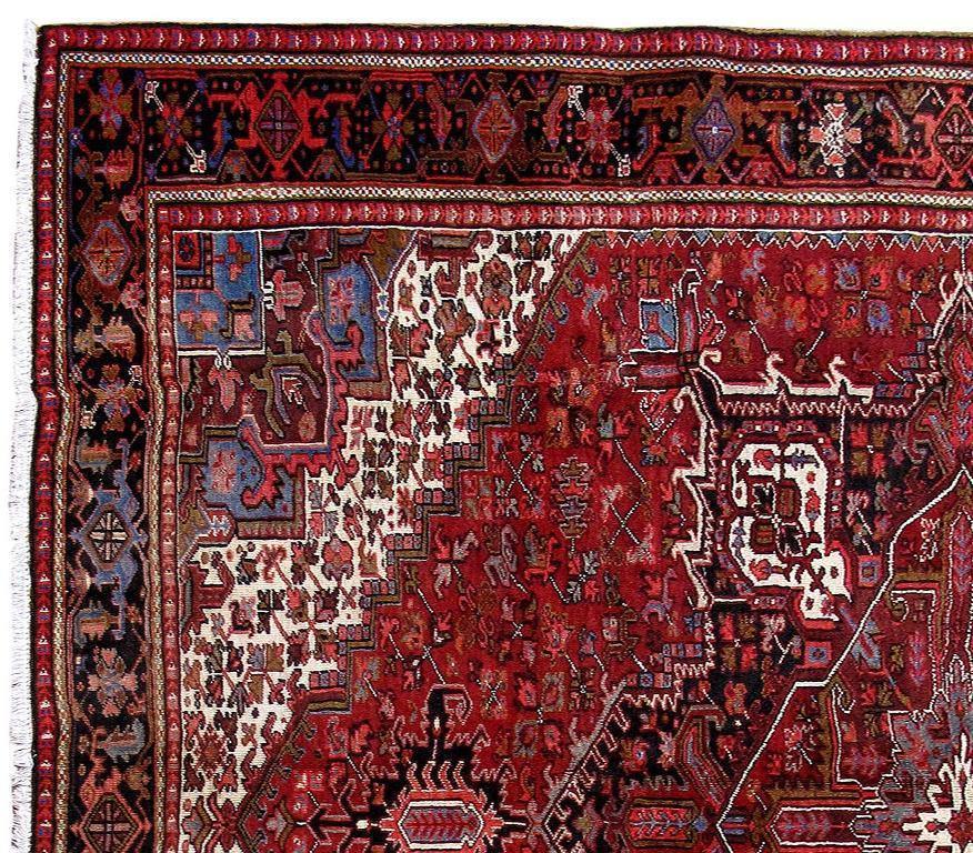 9x12 Authentic Hand Knotted Persian Heriz Rug - Iran - bestrugplace