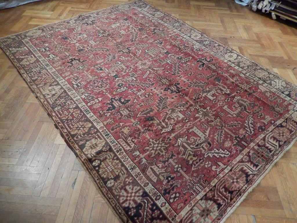 8x11 Antique Persian Heriz Rug - Iran - bestrugplace