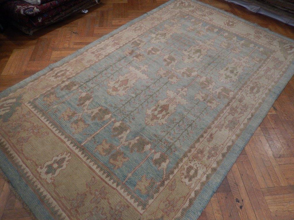 7x11 Semi-Antique Oushak Rug - Turkey - bestrugplace