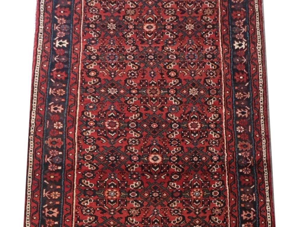 3x9 Authentic Hand-knotted Persian Hamadan Rug - Iran - bestrugplace