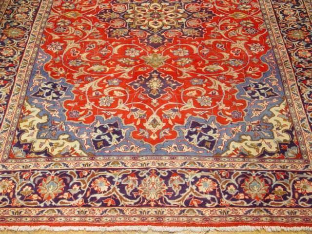 8x12 Authentic Handmade Isfahan Rug - bestrugplace