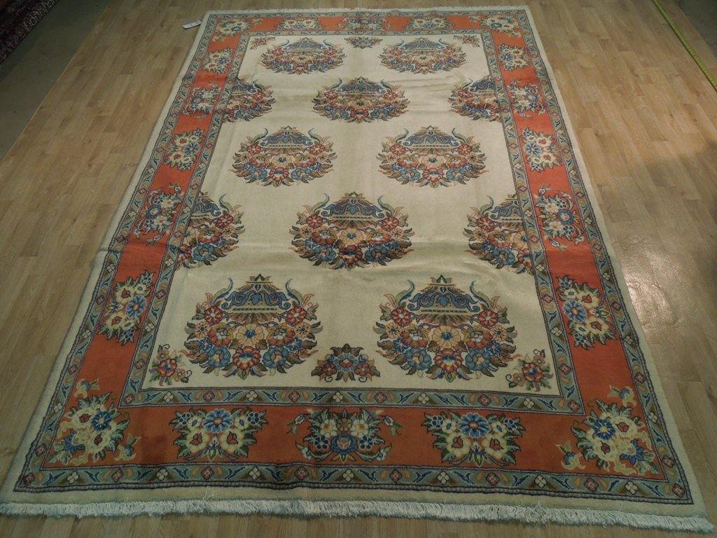 7x10 Authentic Hand Knotted Fine Persian Sarouk Rug - Iran - bestrugplace