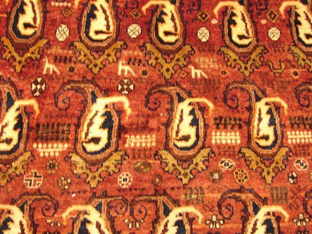 5x6 Authentic Handmade Semi Antique Persian Shiraz Tribal Rug-1940 - bestrugplace