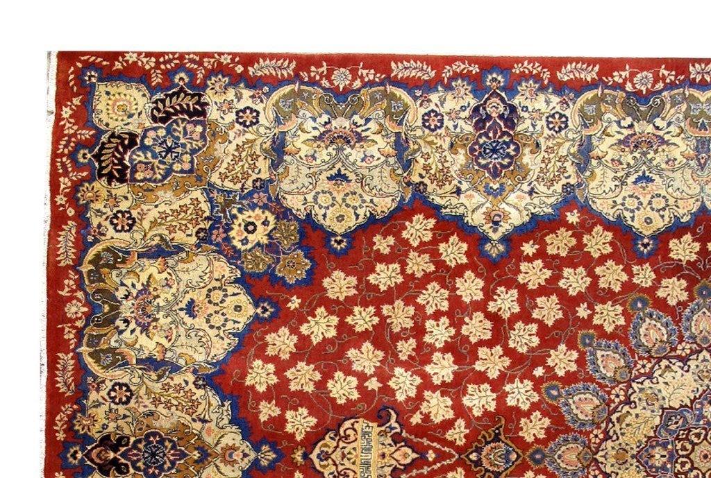 8x12 Authentic Hand Knotted Persian Kashan Rug - Iran - bestrugplace