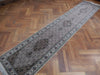 Load image into Gallery viewer, 2&#39; x 12&#39; Ivory Wool &amp; Silk Tabriz Mahi Runner Rug 21519
