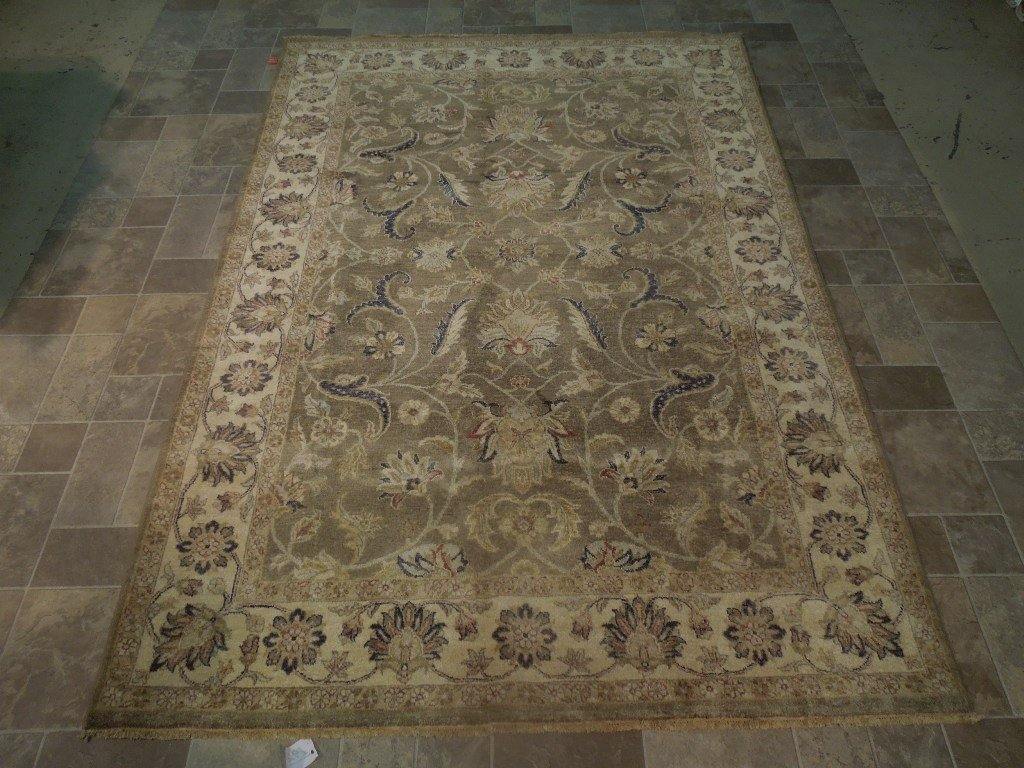 6x9 Vegetable Dyed Chobi Rug - India - bestrugplace
