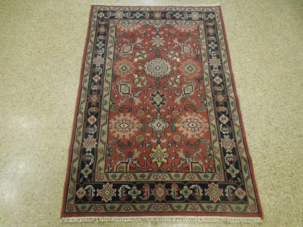 4 x 6 Fire Orange Mahal Rug 23788