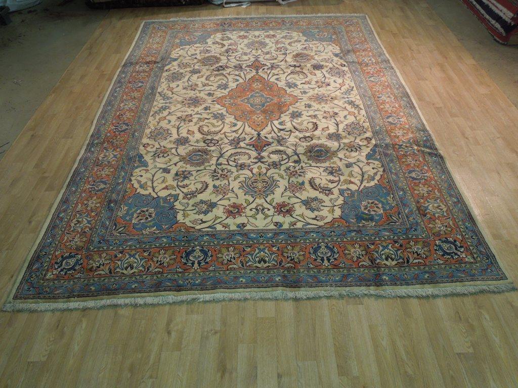 8x12 Authentic Hand Knotted Fine Persian Tabriz Rug - Iran - bestrugplace