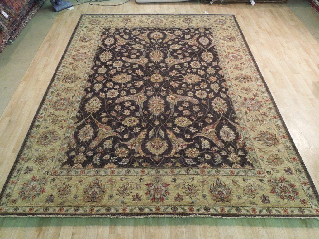 8x10 Vegetable Dyed Chobi Rug - India - bestrugplace