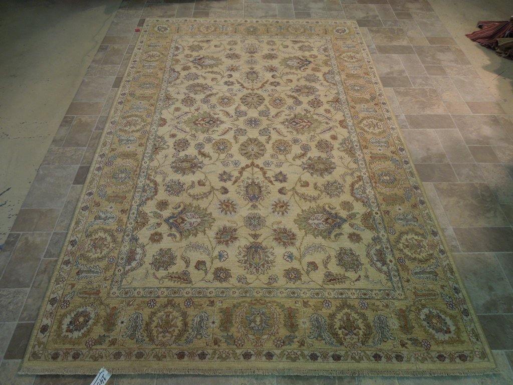6x10 Vegetable Dyed Chobi Rug - India - bestrugplace