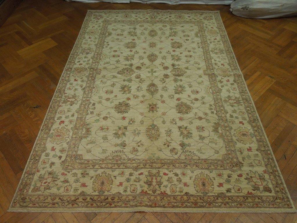 Radiant 7x10 Authentic Handmade Chobi Peshawar Rug - Pakistan - bestrugplace