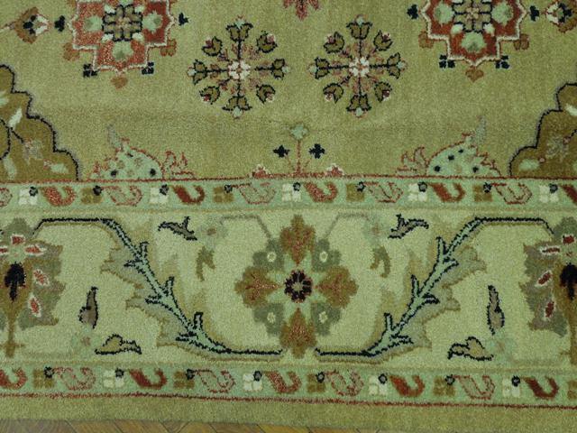 Fascinating 8x8 Authentic Handmade Oushak Rug-India - bestrugplace
