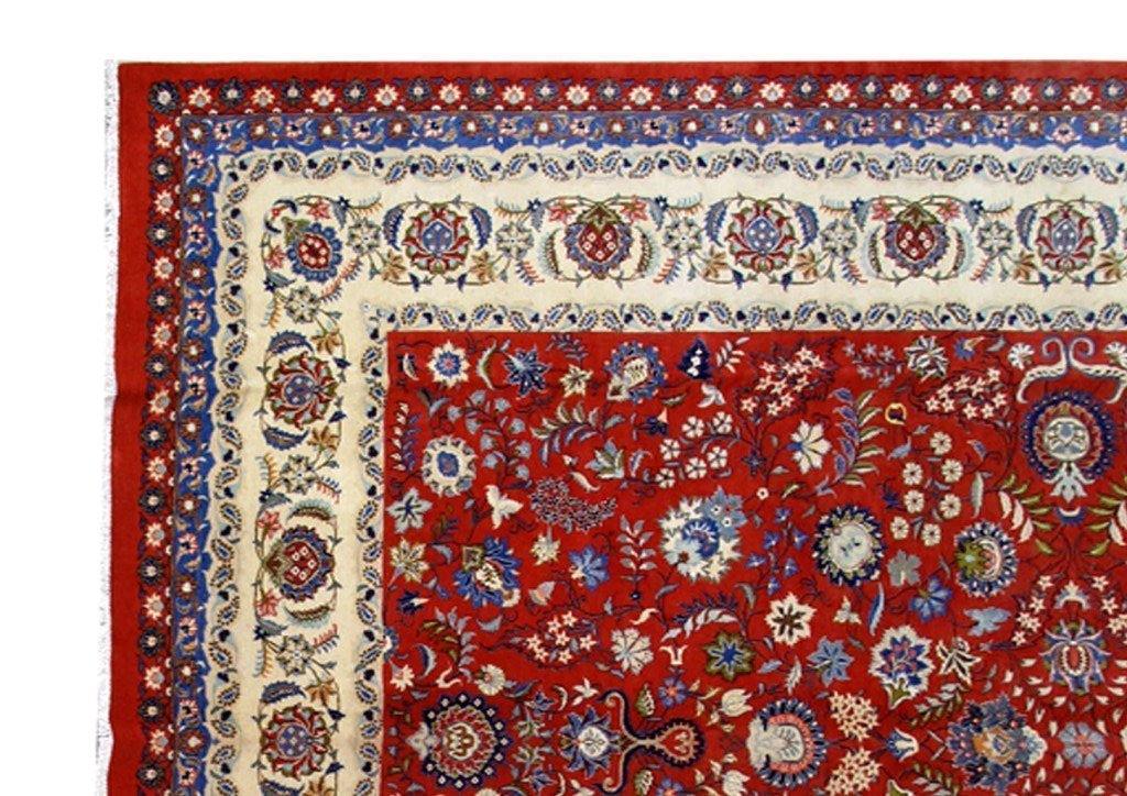 10x15 Authentic Hand Knotted Persian Kashan Rug - Iran - bestrugplace