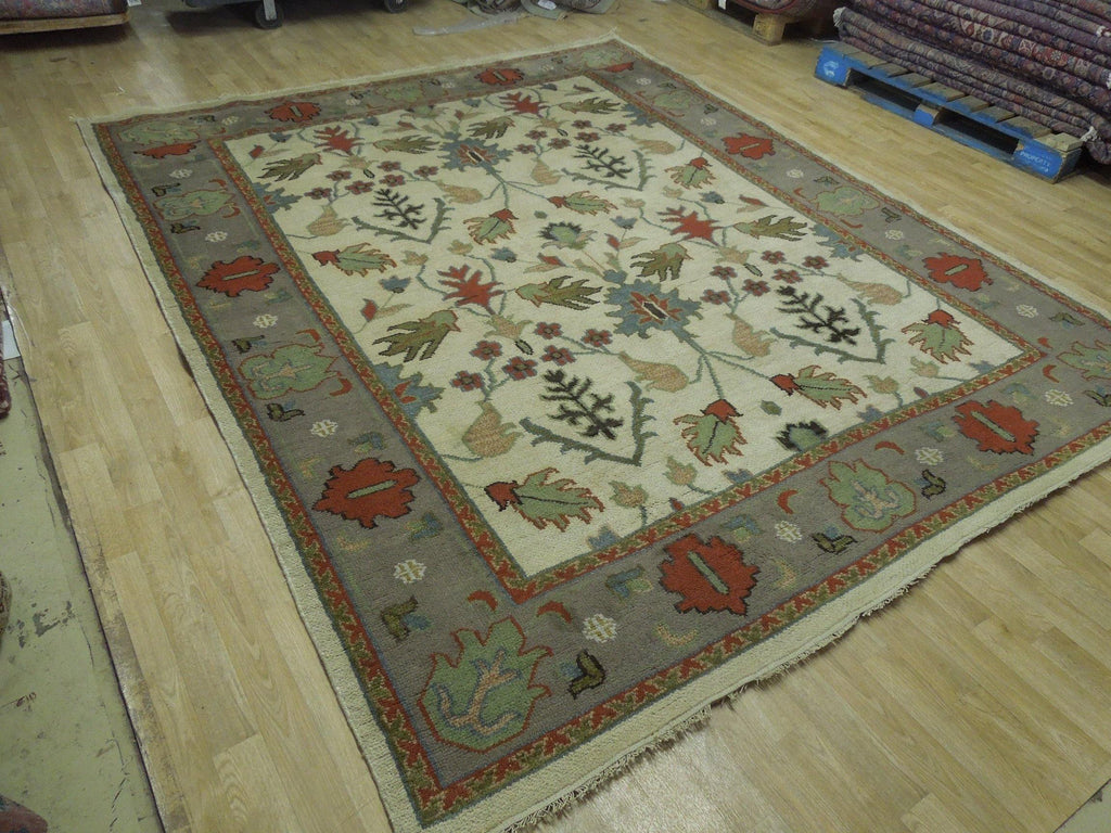 8x10 Transitional William Morris Rug - India - bestrugplace