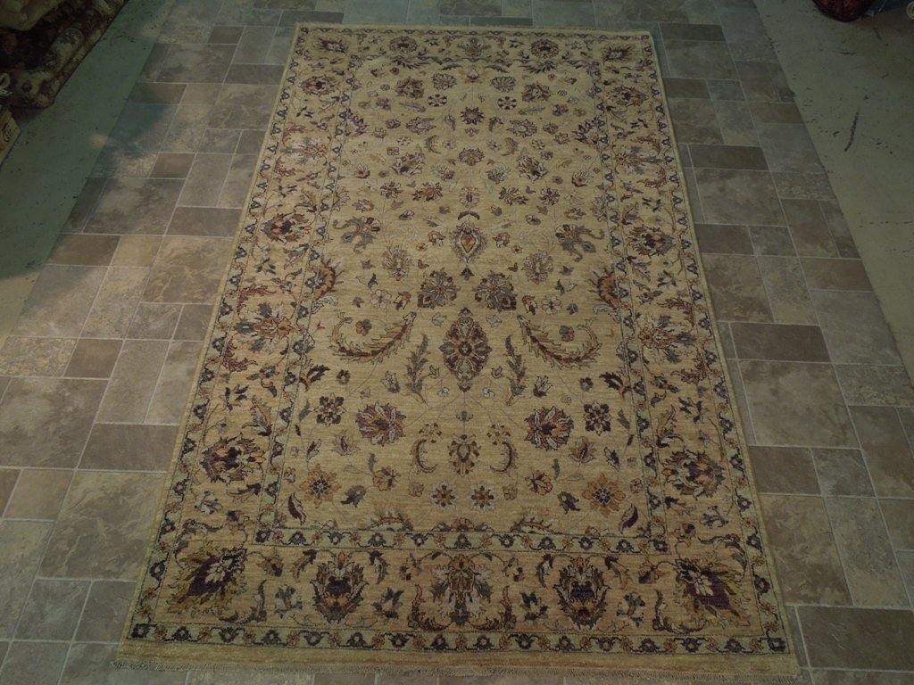 6x9 Vegetable Dyed Chobi Rug - India - bestrugplace