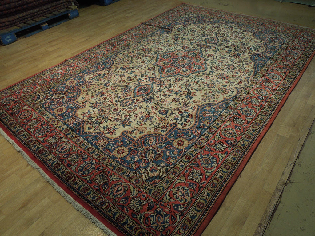 7x11 Authentic Hand-Knotted Persian Tabriz Rug - Iran - bestrugplace