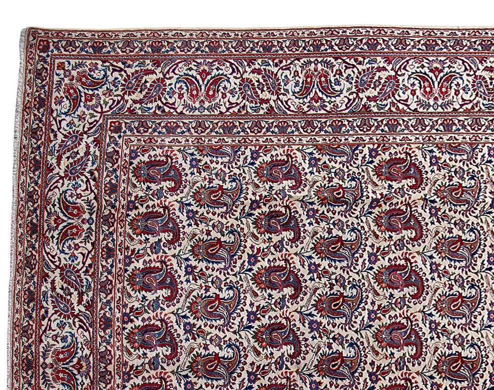 10x13 Authentic Hand Knotted Persian Kashan Rug - Iran - bestrugplace