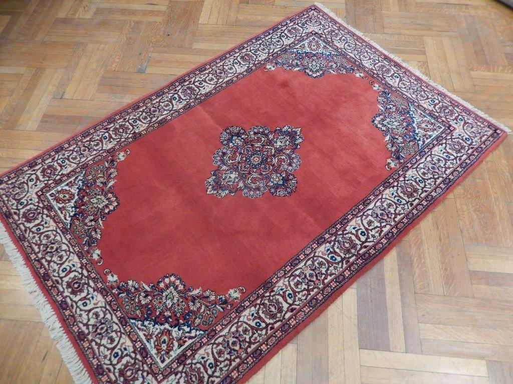 5x7 Authentic Handmade Quality Persian Sarouk Wool Rug - Iran - bestrugplace