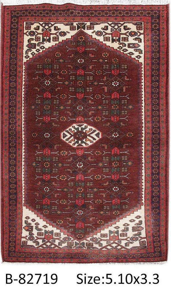 Luxurious 3x6 Authentic Hand-knotted Persian Hamadan Rug - Iran - bestrugplace