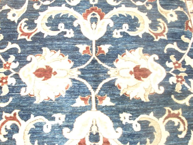 5.11 x 9.3 Pine Green Chobi Peshawar Rug 11051