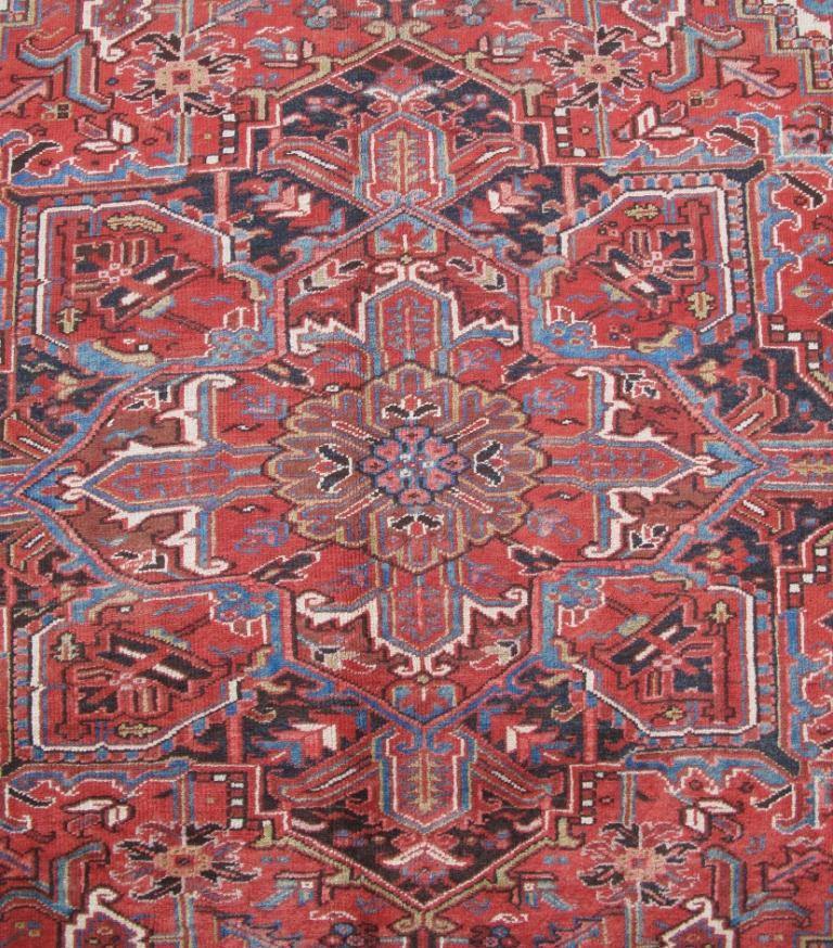 8x10 Authentic Hand-knotted Persian Heriz Rug - Iran - bestrugplace