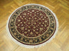 Load image into Gallery viewer, 5x5 Fine Quality Wool&amp;Silk Round Rug - China - bestrugplace
