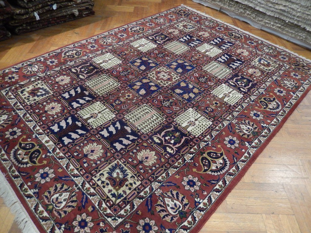 8.3 x 11.3 Vintage Estate Rug Bakhtiari Garden Carpet 23114