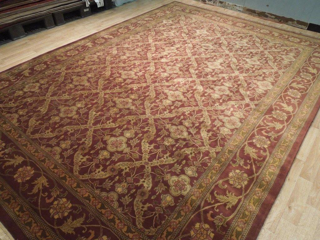 Fascinating 8x12 Authentic Handmade Mogul Persian Style Rug - India - bestrugplace
