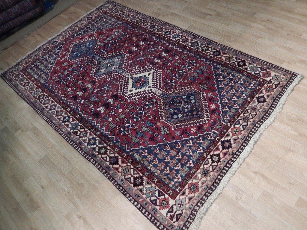 5x8 Authentic Hand Knotted Semi-Antique Persian Yalameh Rug - Iran - bestrugplace