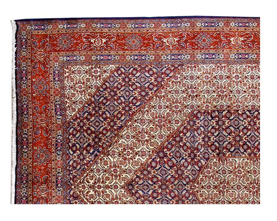 10x13 Authentic Hand Knotted Persian Bijar Rug - Iran - bestrugplace