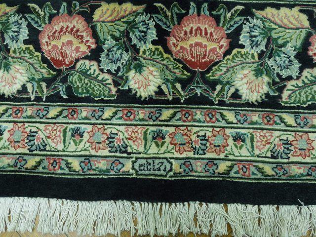 Stunning 8x7 Authentic Handmade Signed Persian Wool and Silk Rug - Pakistan - bestrugplace