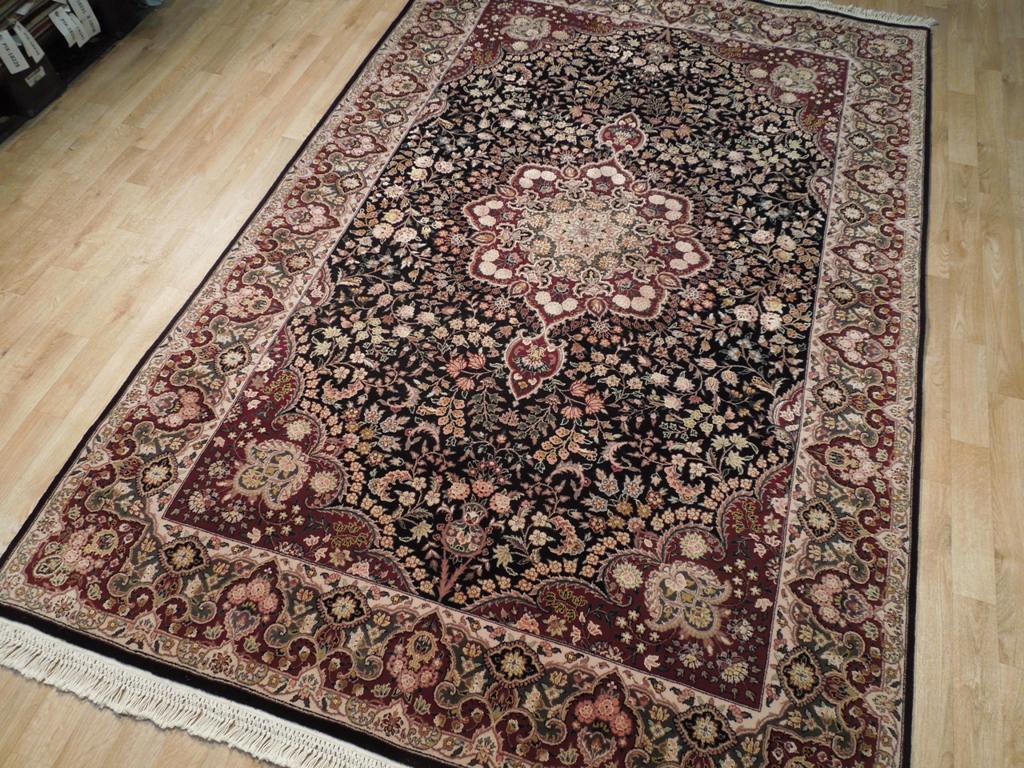 Dazzling 6x9 Authentic Handmade Lavar Wool & Silk Fine Quality Rug - China - bestrugplace