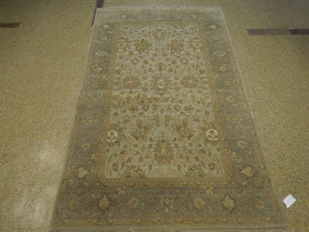 Fascinating 5x9 Authentic Hand Knotted Vegetable Dyed Chobi Rug - India - bestrugplace