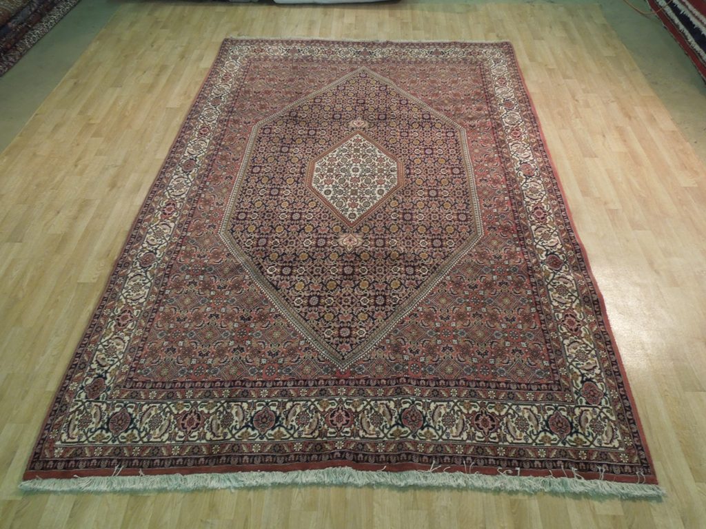 6.9 x 9.10 Fine Dense Weave Persian Bijar Rug 72349
