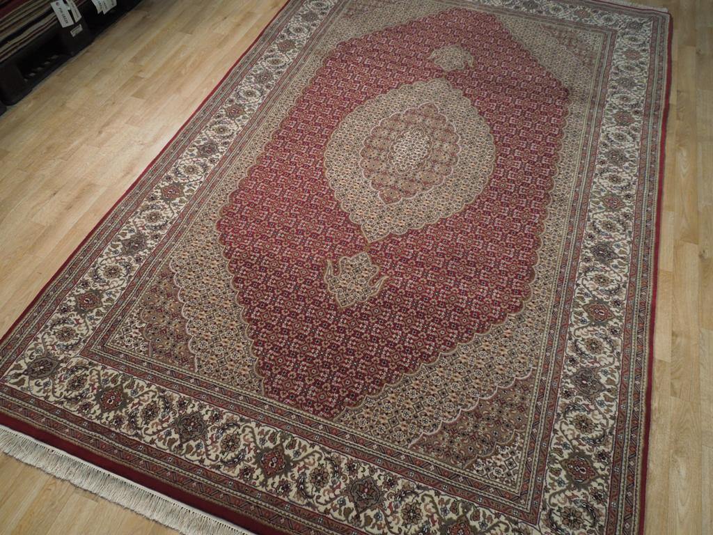 6x10 Tabriz Mahi Wool&Silk Fine Quality Rug - India - bestrugplace
