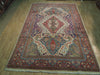 Load image into Gallery viewer, 7.10 x 10.2 Ivory Fine Persian Sarouk Rug 72418
