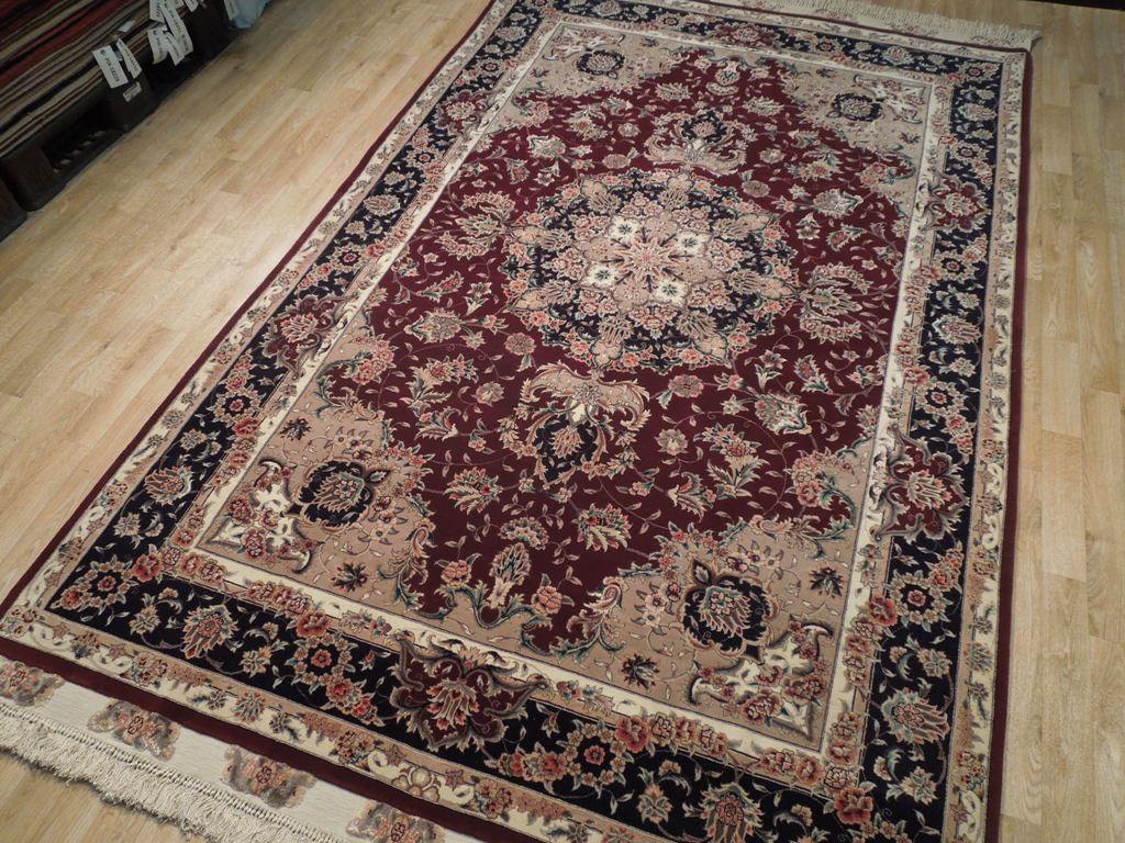 Dazzling 6x10 Authentic Handmade Wool & Silk Fine Quality Rug - China - bestrugplace