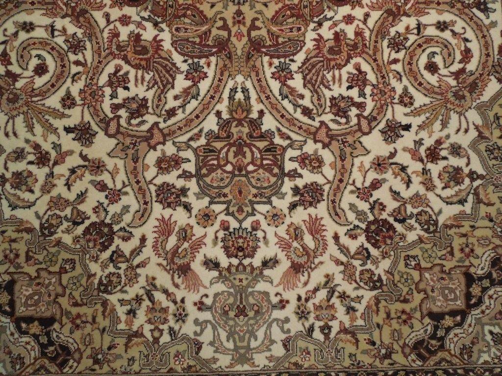 Dazzling 6x9 Authentic Handmade Wool & Silk Fine Quality Rug - China - bestrugplace