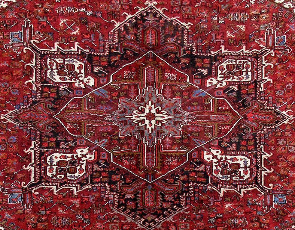9x12 Authentic Hand Knotted Persian Heriz Rug - Iran - bestrugplace
