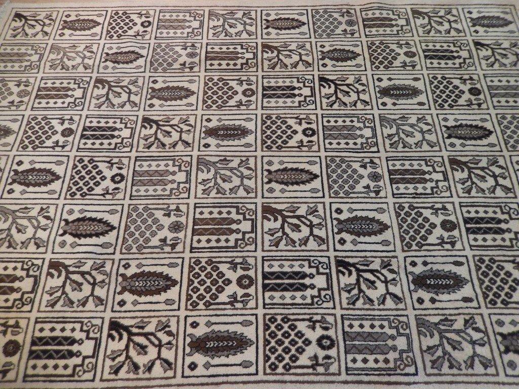 7x10 Authentic Hand Knotted Semi-Antique Persian Bakhtiari Rug - Iran - bestrugplace