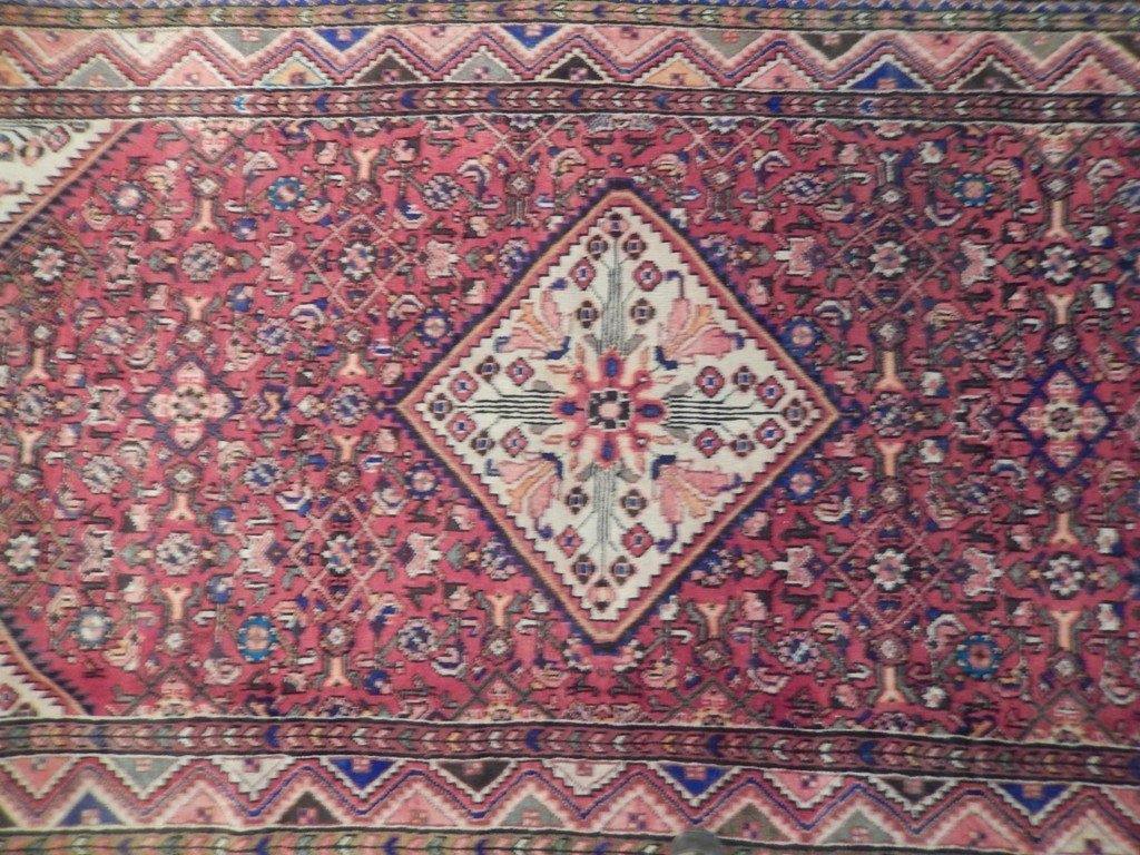 5x10 Authentic Hand Knotted Semi-Antique Persian Herati Runner - Iran - bestrugplace