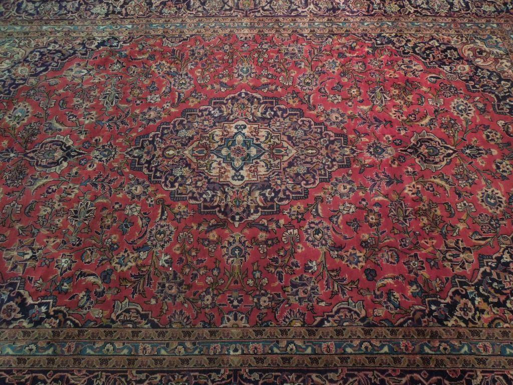 8x12 Authentic Hand Knotted Classic Persian Kashan Rug - Iran - bestrugplace