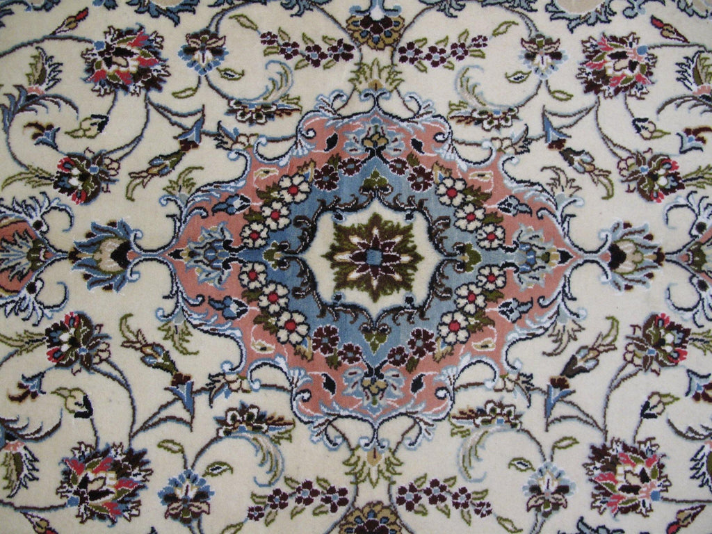 4x6 Authentic Hand-Knotted Wool & Silk Fine Quality Persian Tabriz Rug - Iran - bestrugplace