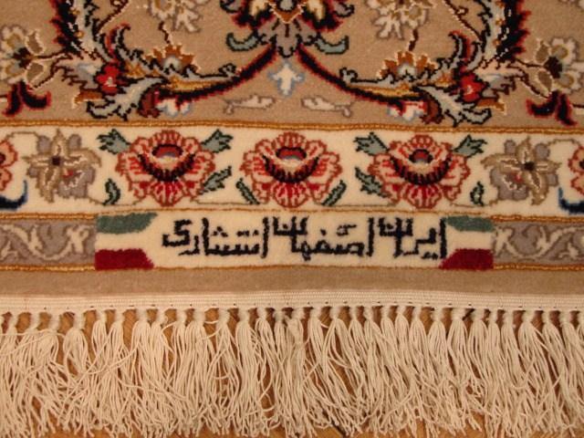 5x8 Authentic Handmade New Persian Esfahan Rug-Signed-Iran - bestrugplace