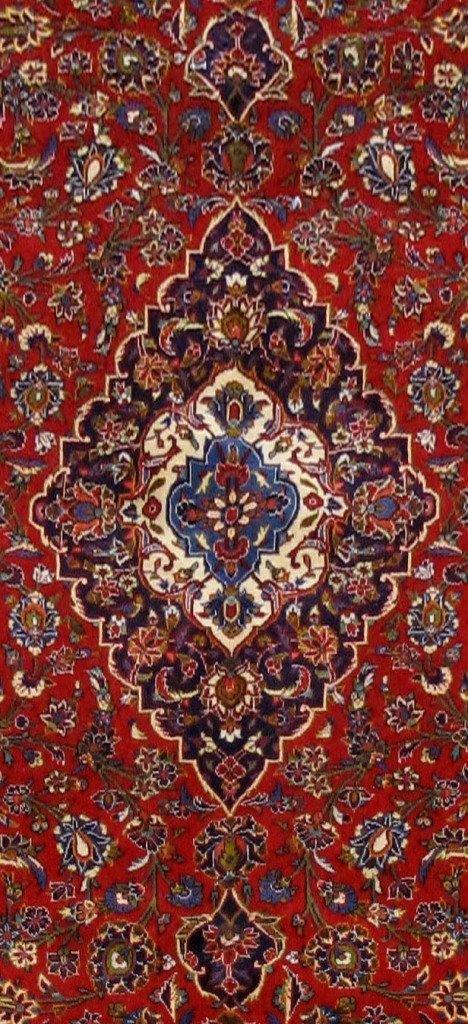 8x12 Authentic Hand Knotted Persian Kashan Rug - Iran - bestrugplace