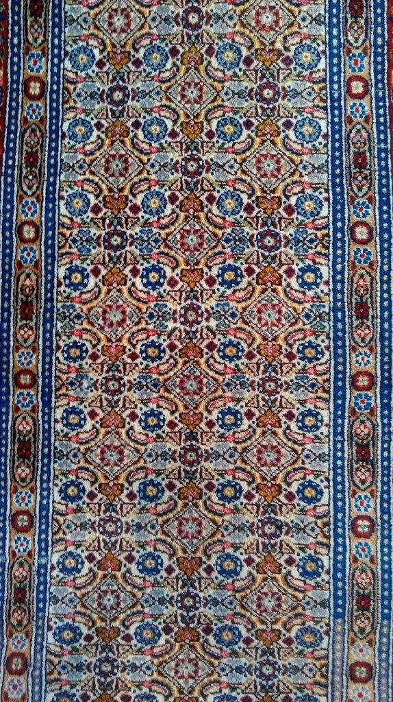 3x8 Authentic Hand Knotted Persian Mood Bijar Rug - Iran - bestrugplace